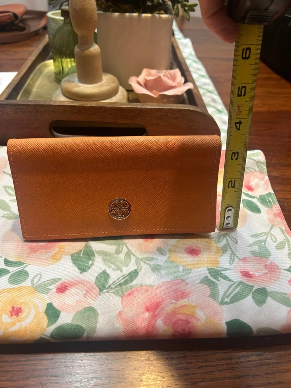 Tory Burch Orange Glasses Sunglasses Case